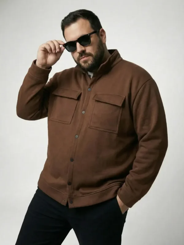 UNSTD Men Solid Casual Jacket